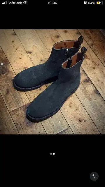 레어 롤링 더블 트리오 올블랙스 스웨이드 캐스퍼 7h