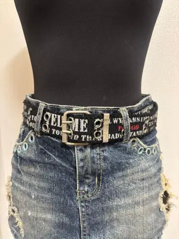 갸루 스타일 y2k 벨트 3개 묶음 판매