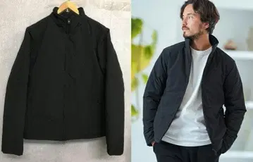 마진 택 포함 새상품 신살레이트 스탠드 카라 나일론 충전솜 자켓