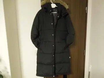 롱 자켓 후드 부착 블랙 사이즈 L