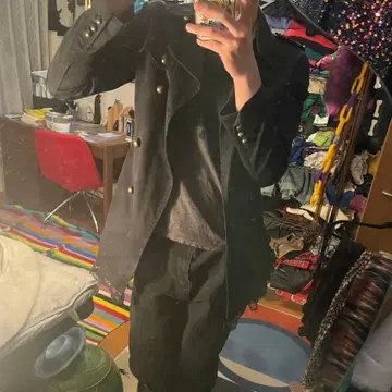 y2k archive 00s 자켓 레이스 블랙 헤이세이 갸루 그런지