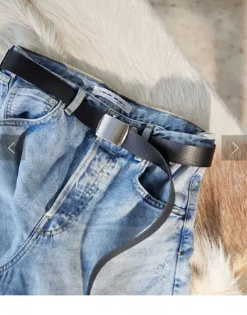 윔 가젯 가죽 GI 벨트 블랙