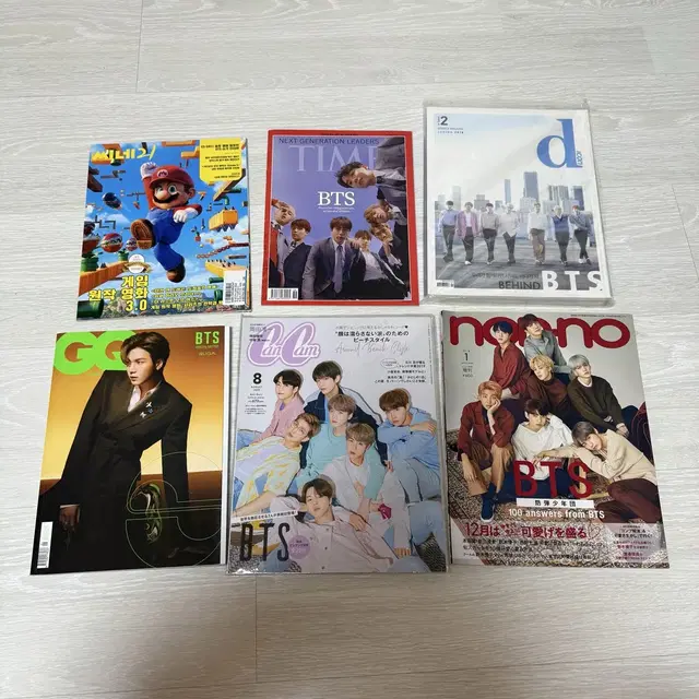 일괄) 방탄소년단 잡지 디아이콘 타임즈 GQ cancam nonno