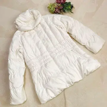 [ 새상품급 ] 유니클로 다운 자켓 경량 화이트 L