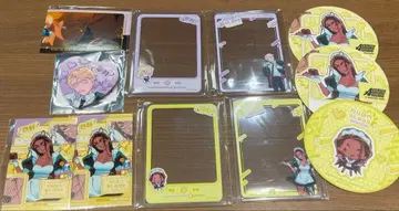 에이리언 스테이지 에이스테 애니카페 캔뱃지 클리어 케이스 굿즈 세트