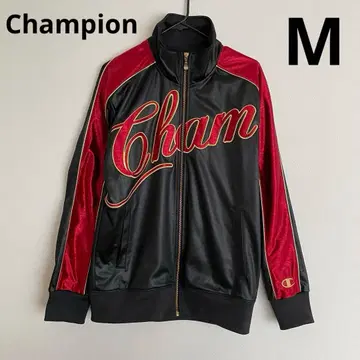 챔피온 저리 자켓 블랙 골드 L 쉘 니트 셔츠 가죽