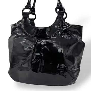 새상품급 에네스베 숄더백 보야주 블랙 에나멜 330