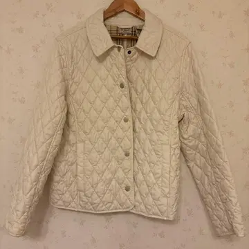 L.L.Bean 화이트 퀼팅 자켓 L