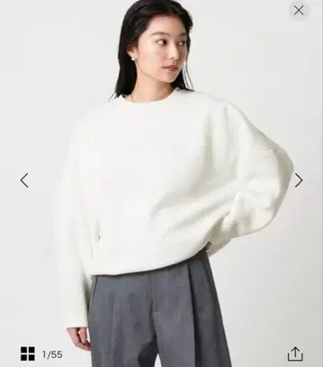 MARW UNITED ARROWS 종이상자 크루넥 풀오버