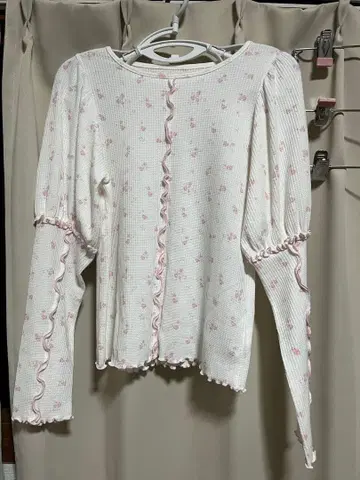 merry jenny flower 퍼프 슬리브 tops