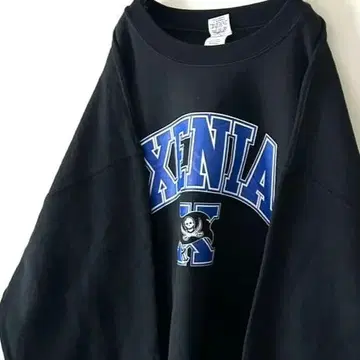 길단 XENIA 맨투맨 트레이닝복 XL 블랙 블랙 구제 의류