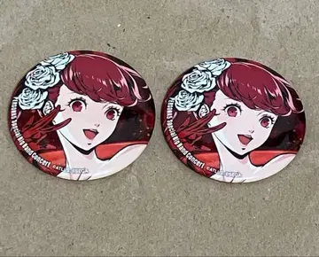 페르소나 5 콘서트 캔뱃지 요시자와 카스미 2개 세트