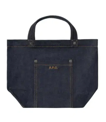 완판템 컨디션 최상 A.P.C. TOTE THAIS MINI 데님 토트백