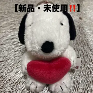 [ 새상품 미사용 ] [ 선착순 ] 스누피 하트 키링 봉제 인형 새상품