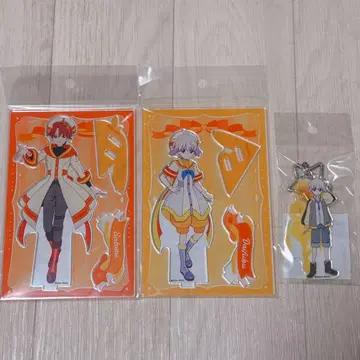 와프리 토야마 다이후쿠 토야마 사토루 아크릴 스탠드 아크릴 키링 세트