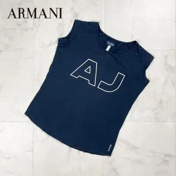 아르마니진 AJ 로고 티셔츠 블랙 사이즈 40*HD209