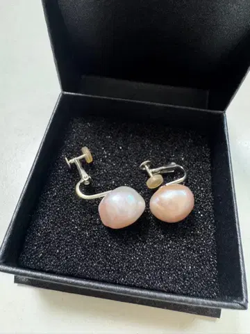 진주 귀찌 실버