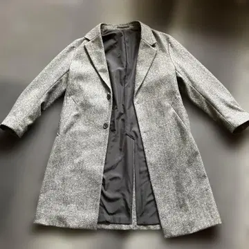 그레이 헤링본 체스터 코트 S 사이즈