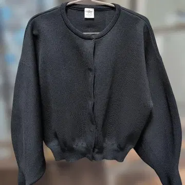 Dots and Stripes 블랙 가디건 긴팔