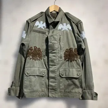 MUSANG RANCH 자수 밀리터리 자켓 프랑스제