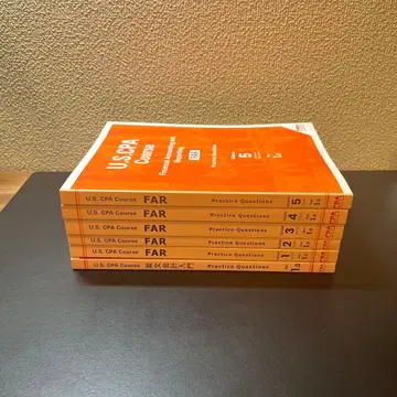 U.S. CPA Course FAR 문제집 1-5권 세트 CPA 회계학원
