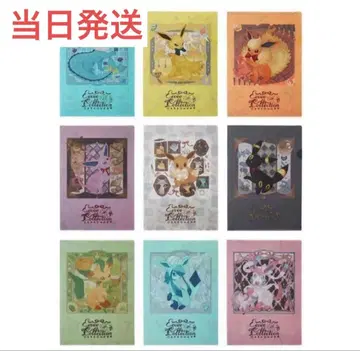 포켓몬 부스터즈 A4 클리어 파일 이브이 컬렉션 전 9종