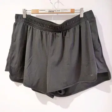 Champion DUODRYO 블랙 메쉬 숏팬츠 3XL 사이즈