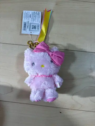 새상품 초레어 키티 2013년 컬러풀 리본 마스코트