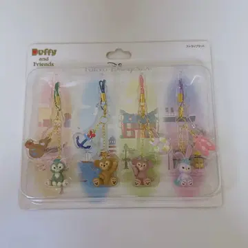 더피와 프렌즈 키체인 스트랩 4개 세트