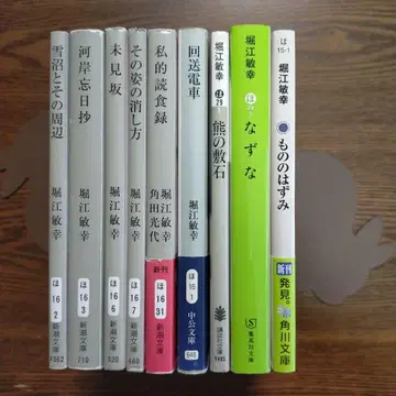 호리에 토시유키 문고 9책 세트