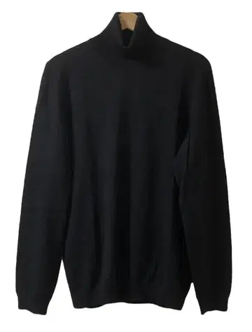 미사용품 BOSS 휴고보스 터틀넥 스웨터 남성용 블랙