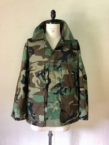 하자품 1980s 미사용 데드 미군 실물 BDU 자켓 L-S