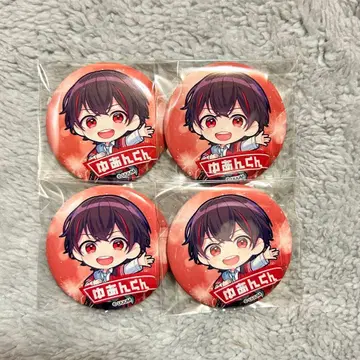 컬러풀 피치 유안 타워 캔뱃지 4개