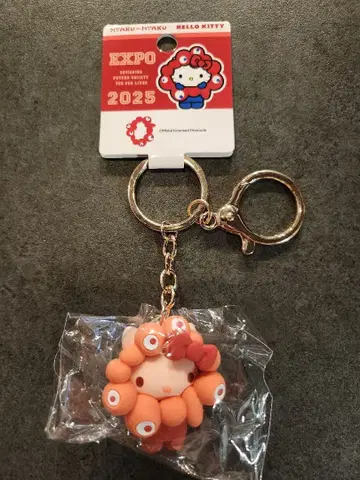산리오 미야쿠미야쿠 최애 컬러 키링 키티