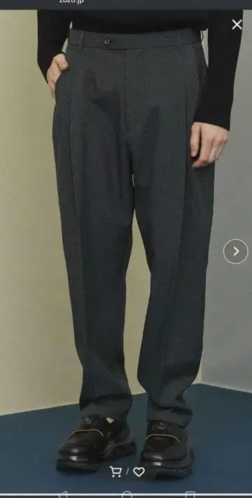 유나이티드 도쿄 체크 사이드 심리스 슬랙스