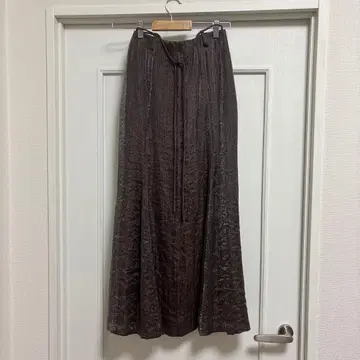 세퍼레이트 리본 머메이드 새틴 스커트 Aimeine