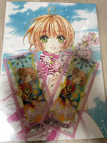 사쿠라 클리어 파일과 카드 세트