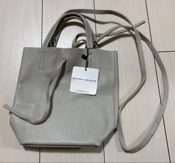 andrea cardone 가죽 숄더백 그레이