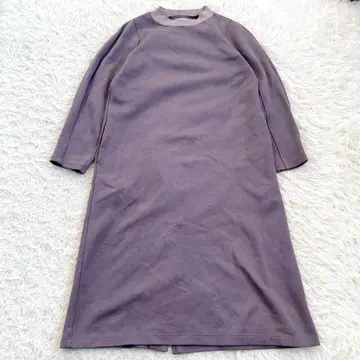 MACPHEE TOMORROWLAND 슬릿 롱 원피스 퍼플 S