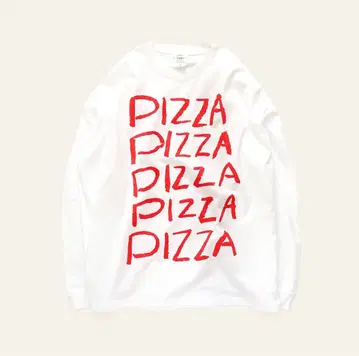 신고 PIZZA 긴팔 티셔츠 M size