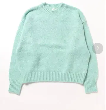 컬러 모헤어 혼방 루즈 니트