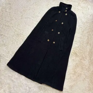 [레어] 자라 ZARA 나폴레옹 판초 블랙 롱 골드 버튼