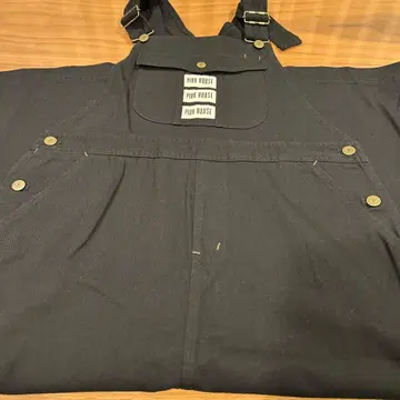 PINK HOUSE 블랙 오버롤