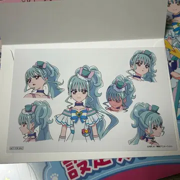 완프리 설정 자료집 엽서 큐어 리리안