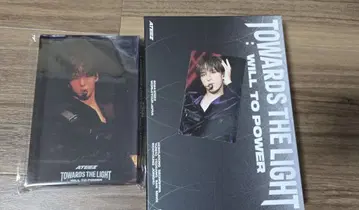 ATEEZ 아크릴 블록 트레이딩 카드 포함 윤호