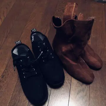 신발 2켤레 beauth 스웨이드 스니커즈 22.5 사이즈 숏부츠 S