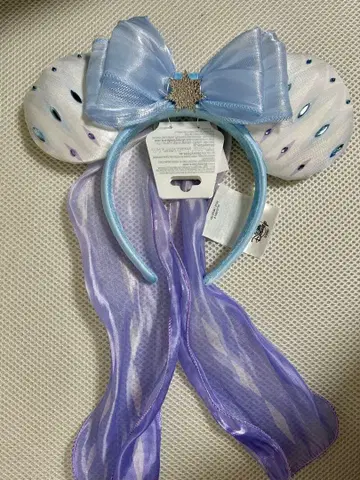 홍콩 디즈니 상하이 겨울왕국 엘사 정령 머리띠 올라프