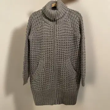 SCOT CLUB 택 포함 새상품 터틀넥 니트 가디건