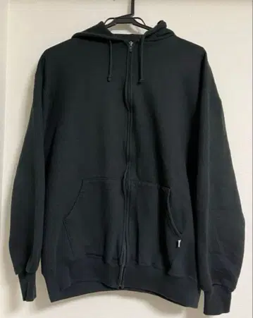 90s RUSSEL ATHLETIC 집업 후드티 USA 블랙