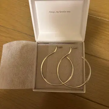 새상품 ete 실버 후프 귀걸이